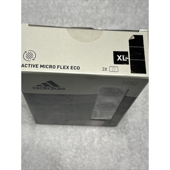 Adidas Men's, 3-Pack Boxer Briefs, Active Micro Flex Eco Size XL New in Box - Picture 2 of 4
